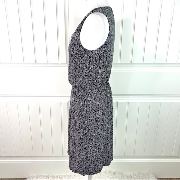 Joe Fresh Woven Print Sleeveless Cowl Neck Dress S - Picture 3 of 5